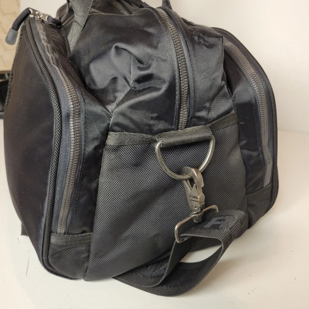 Banana Republic Duffle Bag Large Black Good Nylon Travel Weekender Luggage‎